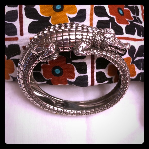 Brighton Alligator Silver Bracelet - Picture 1 of 8